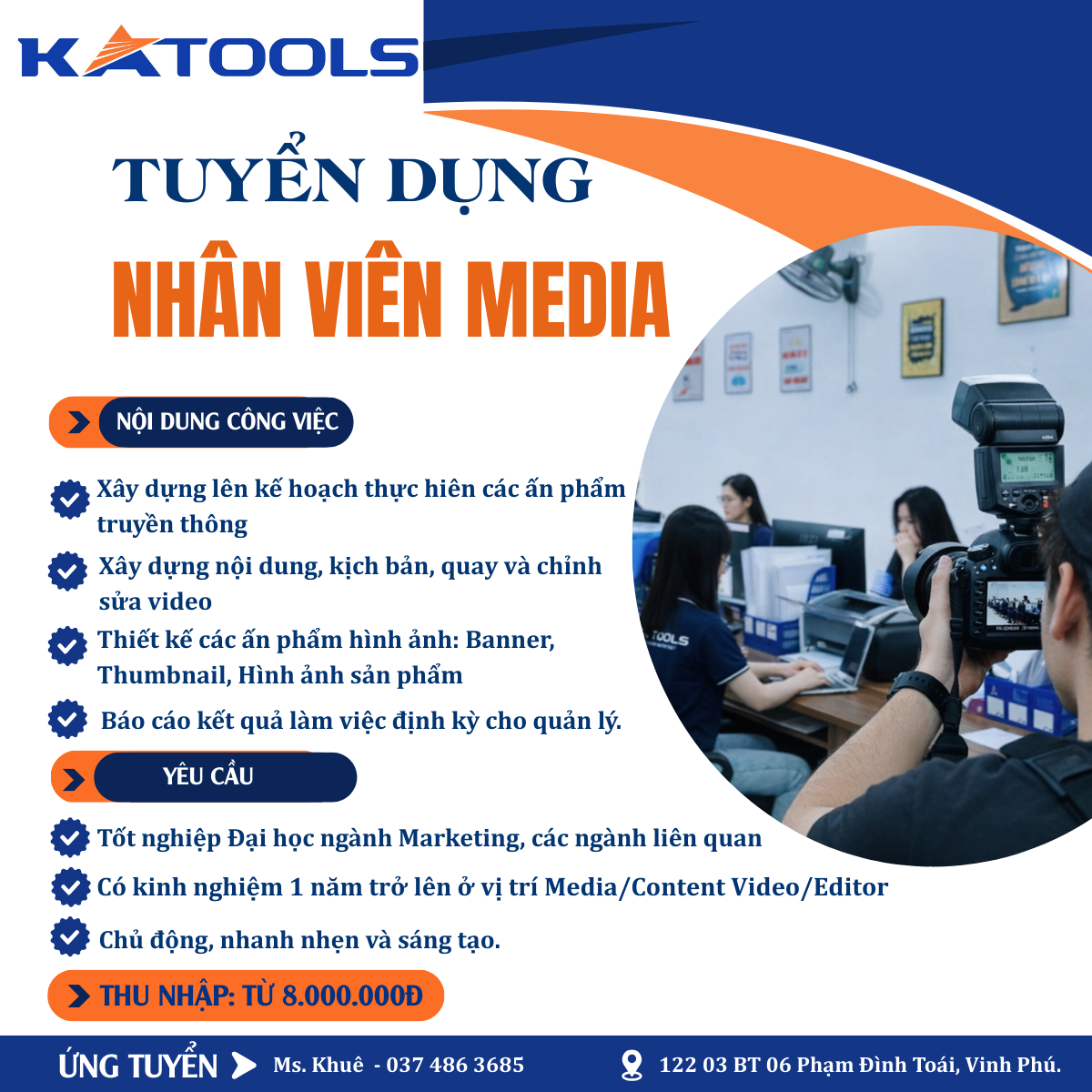TIN TUYỂN DỤNG KA TOOLS